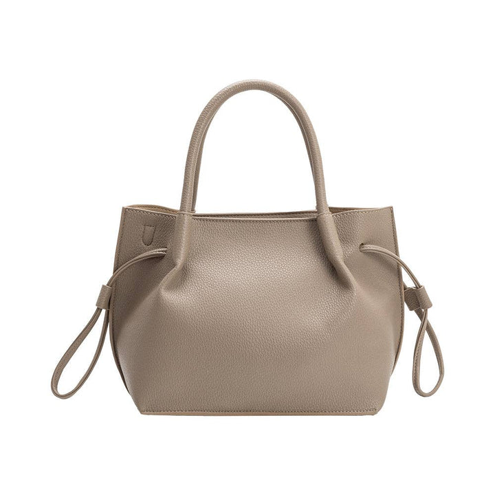 Tyler Taupe Recycled Vegan Leather Crossbody Bag