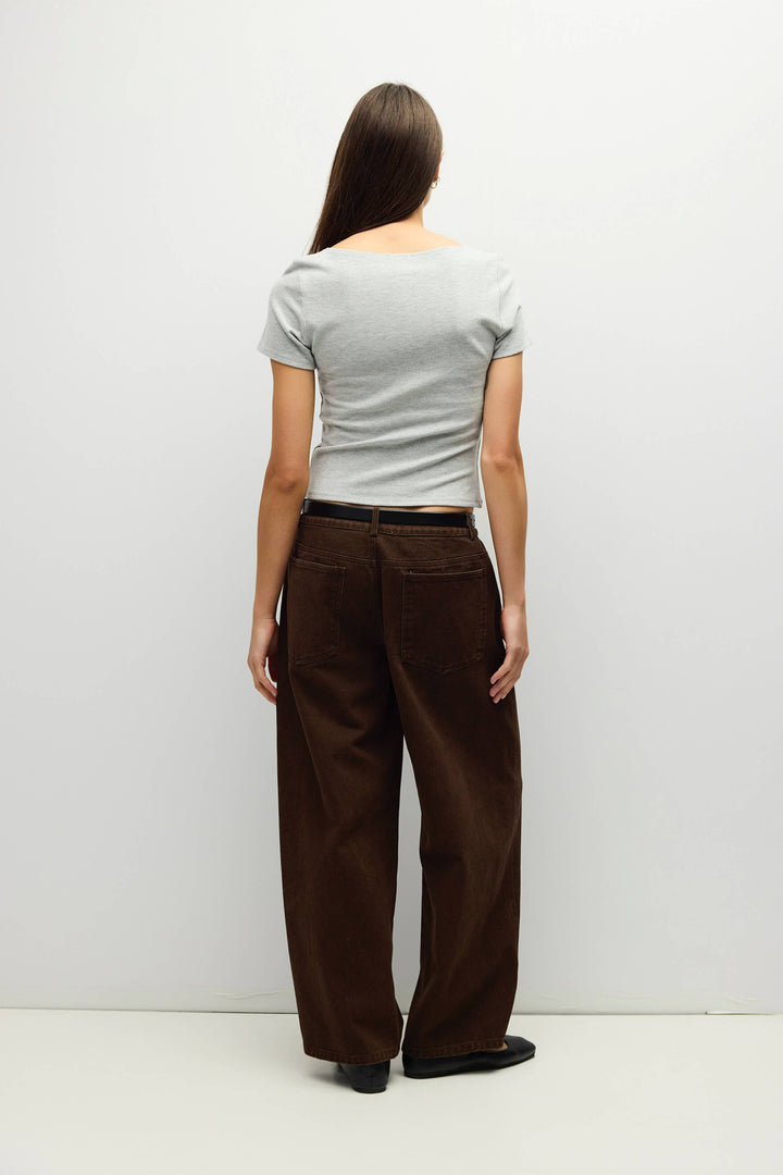 The Breanna Boat Neck Soft Knit Top