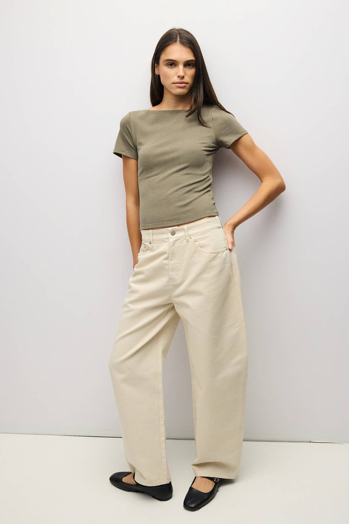 The Breanna Boat Neck Soft Knit Top