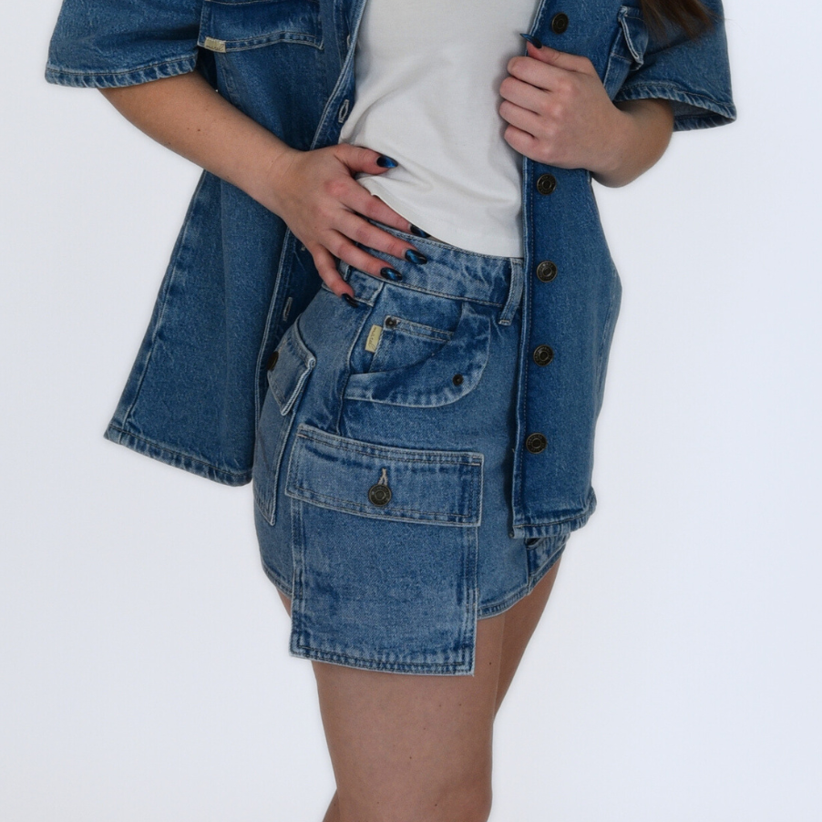Seattle Denim Skirt