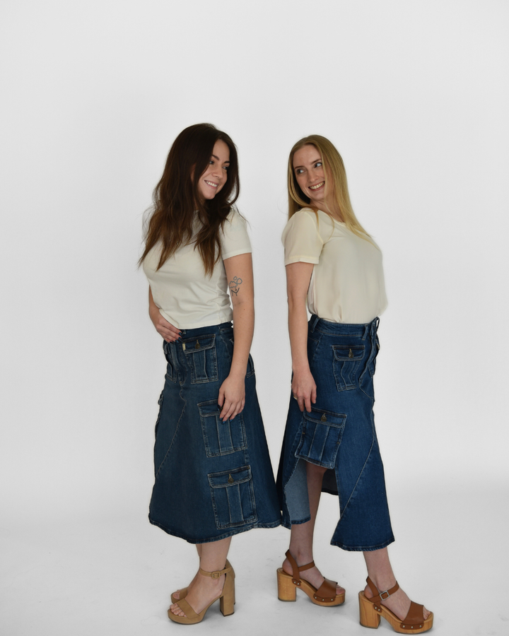 Boston Denim Skirt