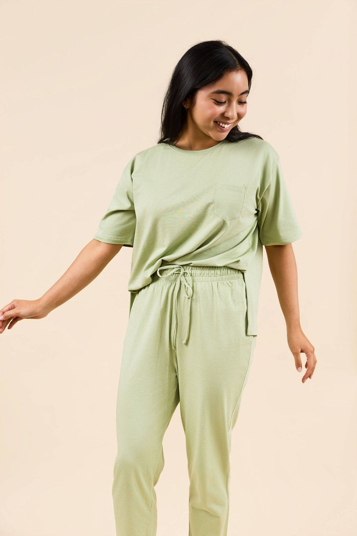 The Lucid Boxy Tee Lounge Top