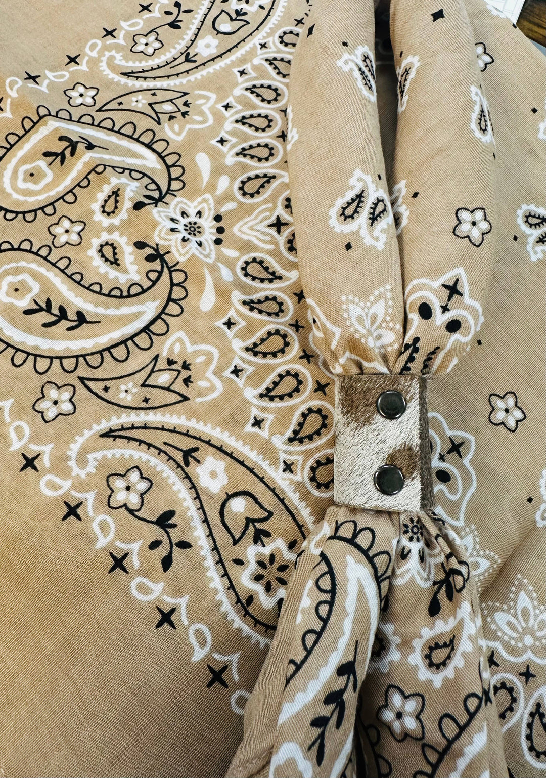 Taupe Hand Dyed Bandana