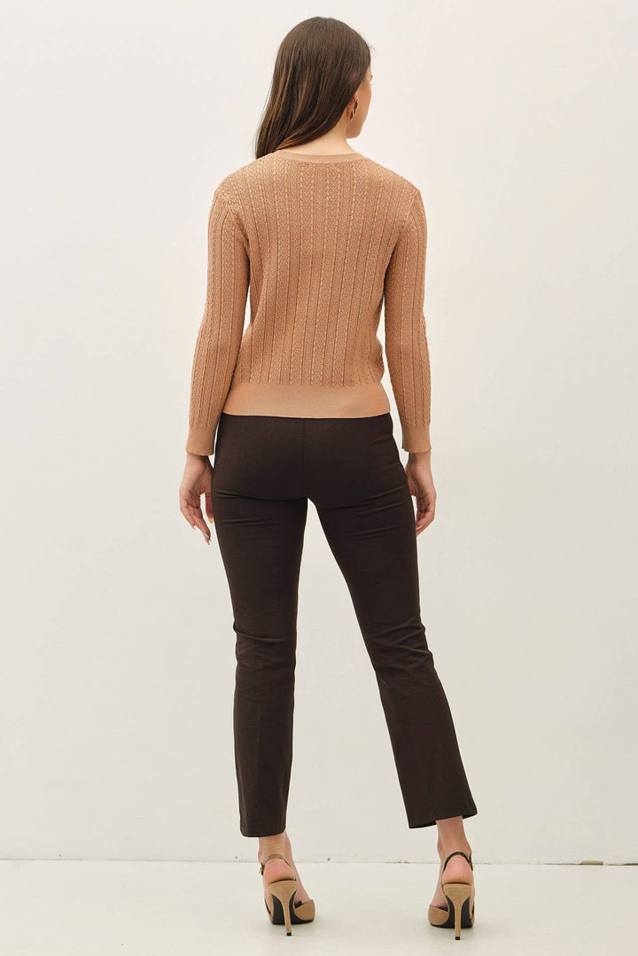 Classic Pointelle Cardigan
