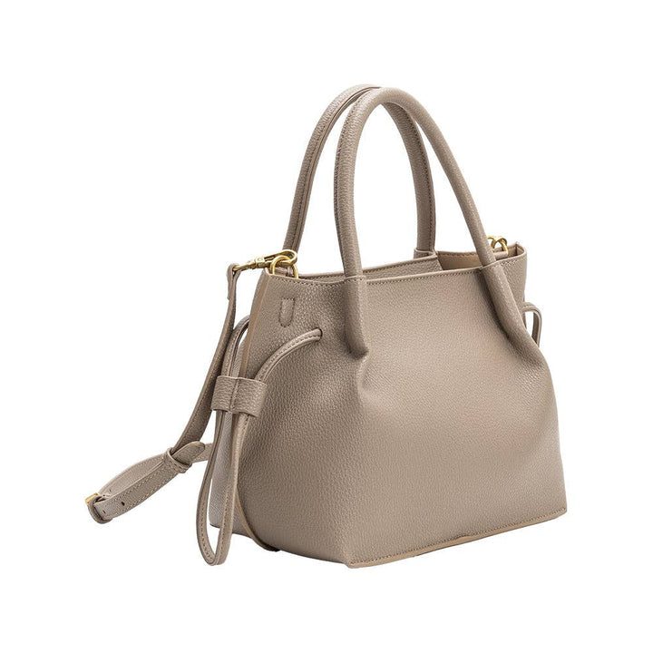 Tyler Taupe Recycled Vegan Leather Crossbody Bag