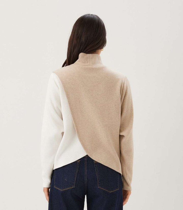 Crossover Colorblock Top