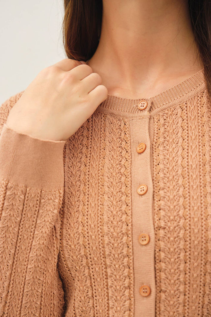 Classic Pointelle Cardigan