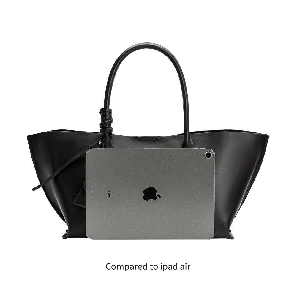Astrid Burgundy Recycled Vegan Leather Tote Bag