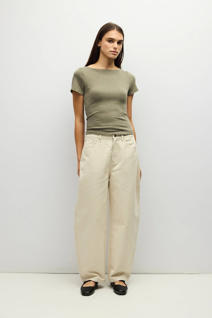 The Breanna Boat Neck Soft Knit Top