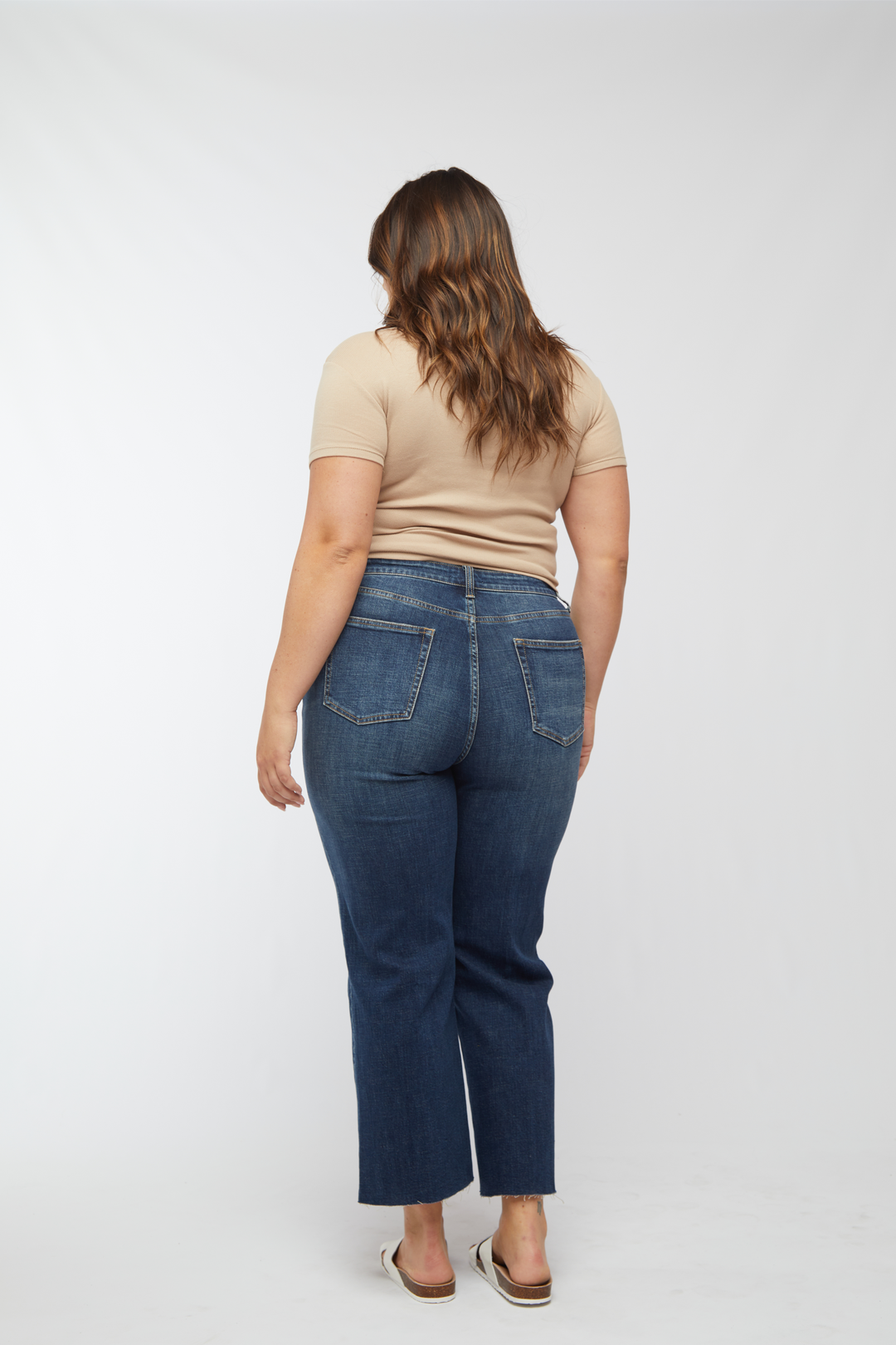 Aberdeen Ankle Crop High Rise Jean, Dark Aged Vintage, 24.5”