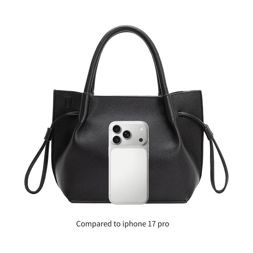 Tyler Taupe Recycled Vegan Leather Crossbody Bag