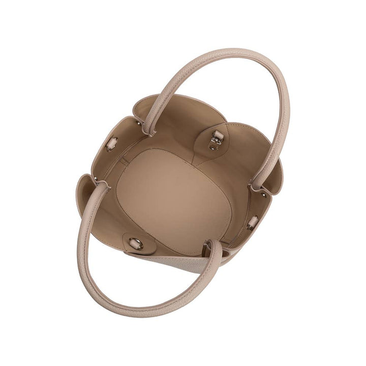 Tulip Mushroom Recycled Vegan Leather Top Handle Bag