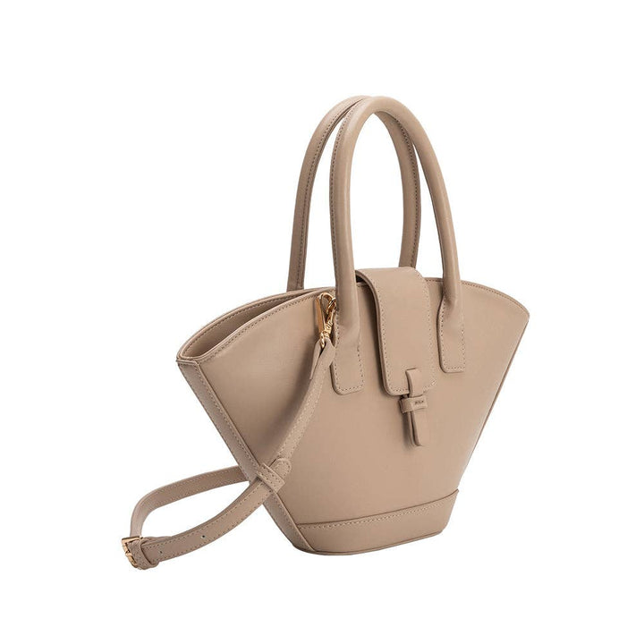 Violet Nude Recycled Vegan Leather Crossbody Bag