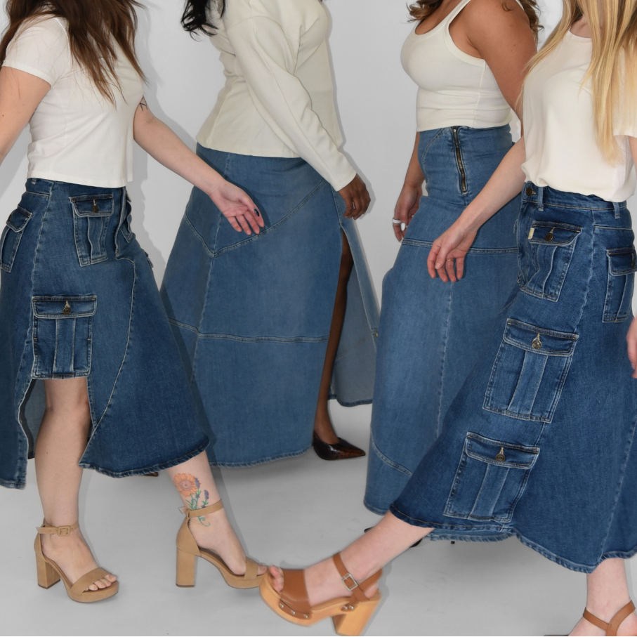 Boston Denim Skirt