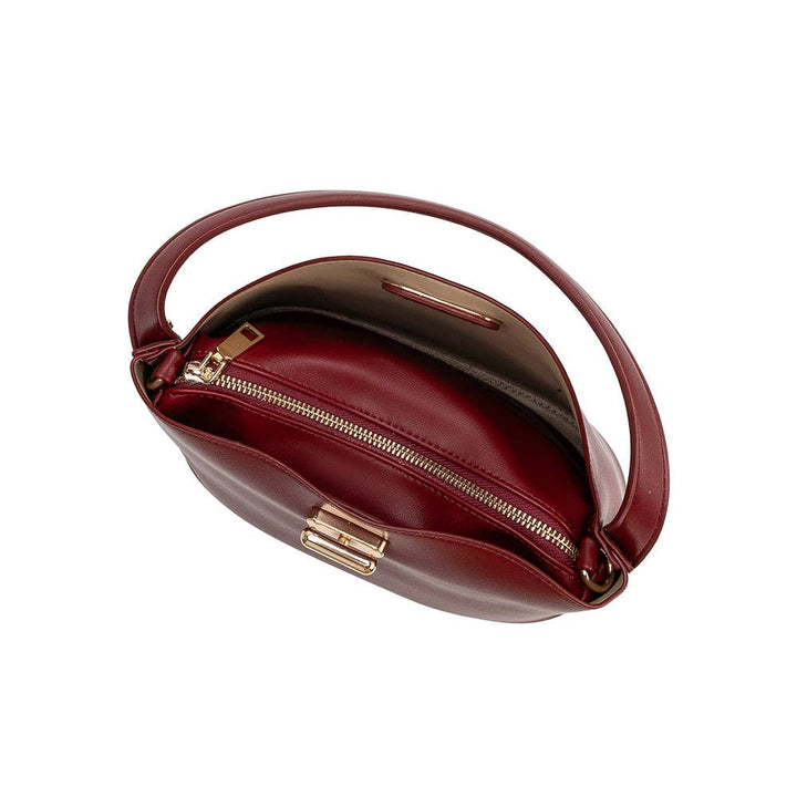 Lana Burgundy Recycled Vegan Leather Crossbody