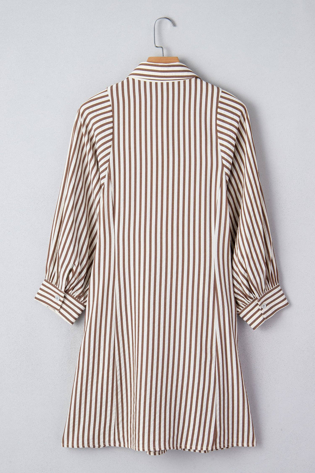 Knot Waist Shirt Dress