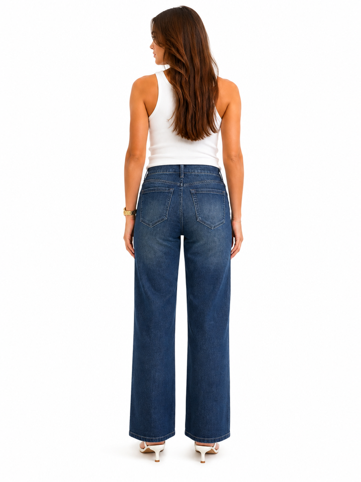 Henry Relaxed Straight Leg Jean in Dark Indigo Wash, 28”