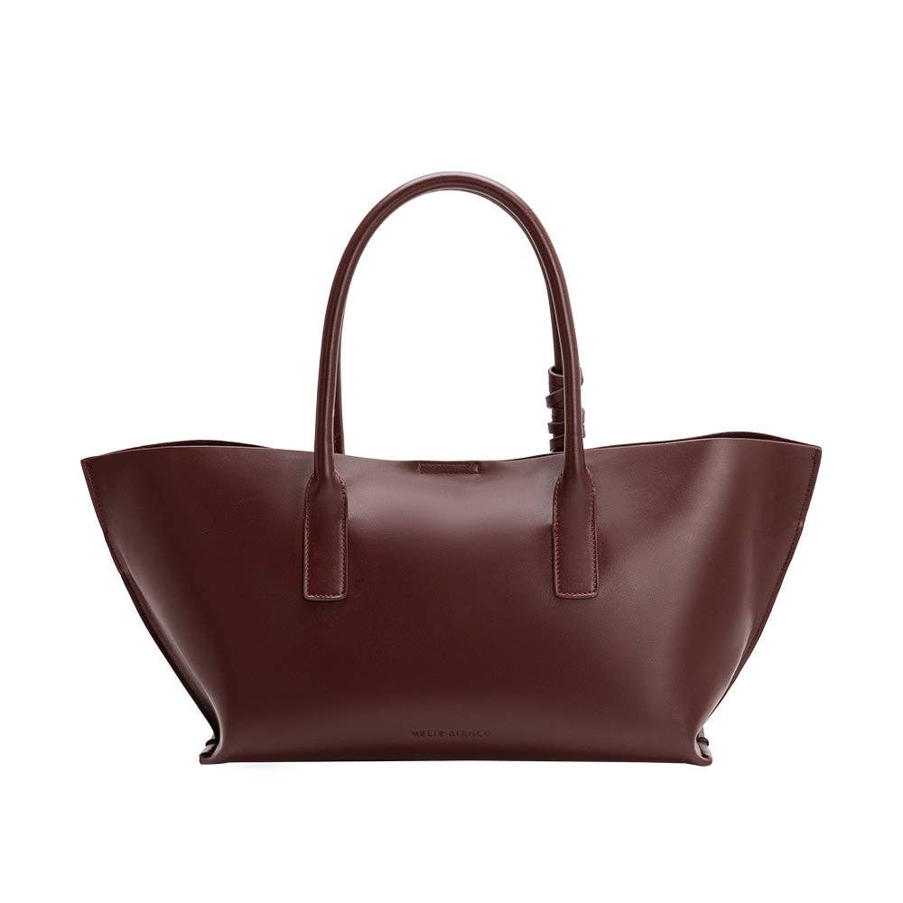 Astrid Burgundy Recycled Vegan Leather Tote Bag