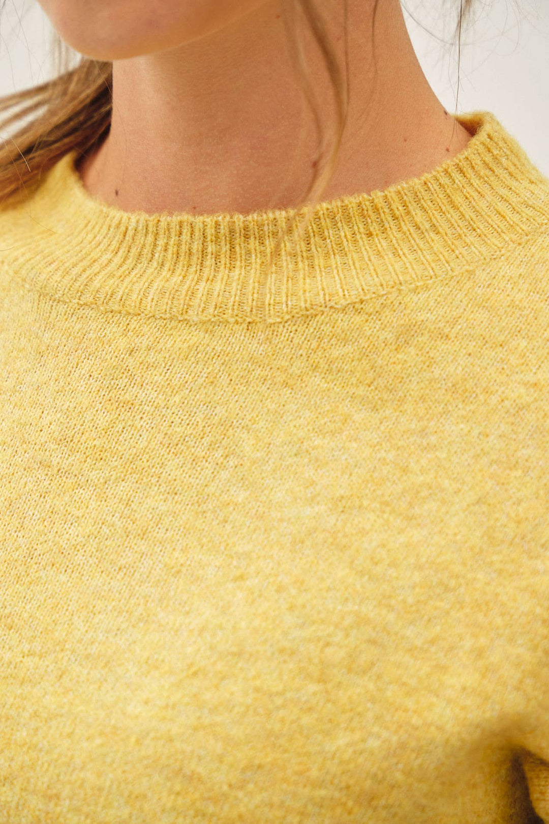 Classic Crew Neck Long Sleeve Knit Sweater