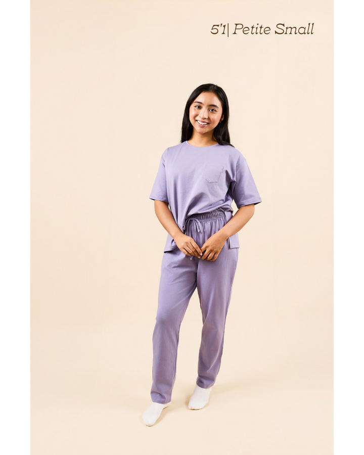 The Lucid Boxy Tee Lounge Top