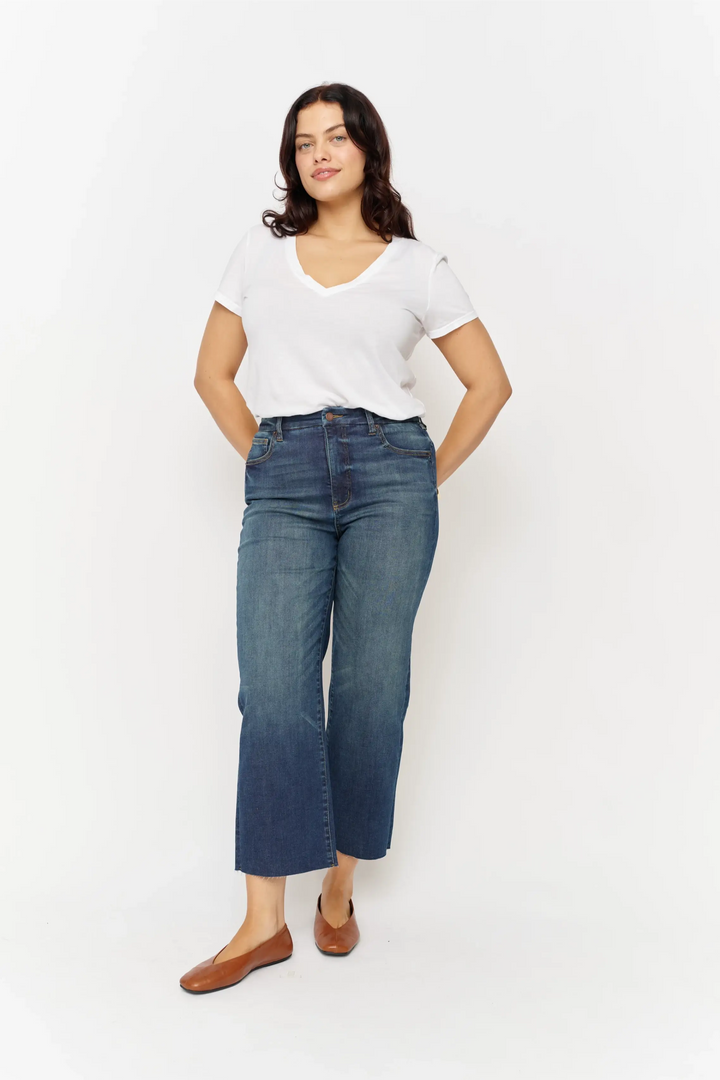 High Rise Jean in Dark Aged Vintage