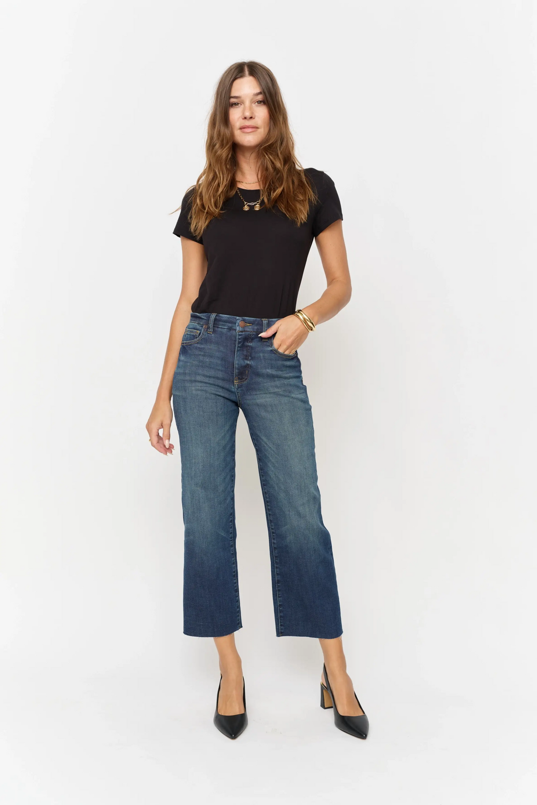 High Rise Jean in Dark Aged Vintage