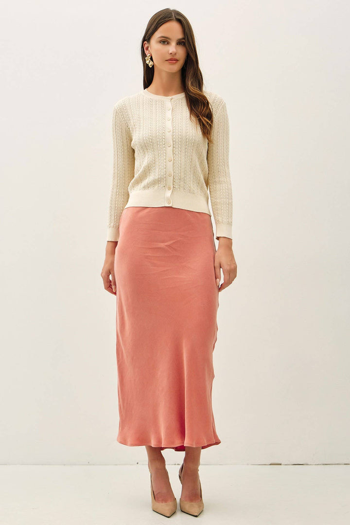 Classic Pointelle Cardigan