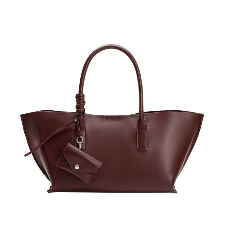 Astrid Burgundy Recycled Vegan Leather Tote Bag