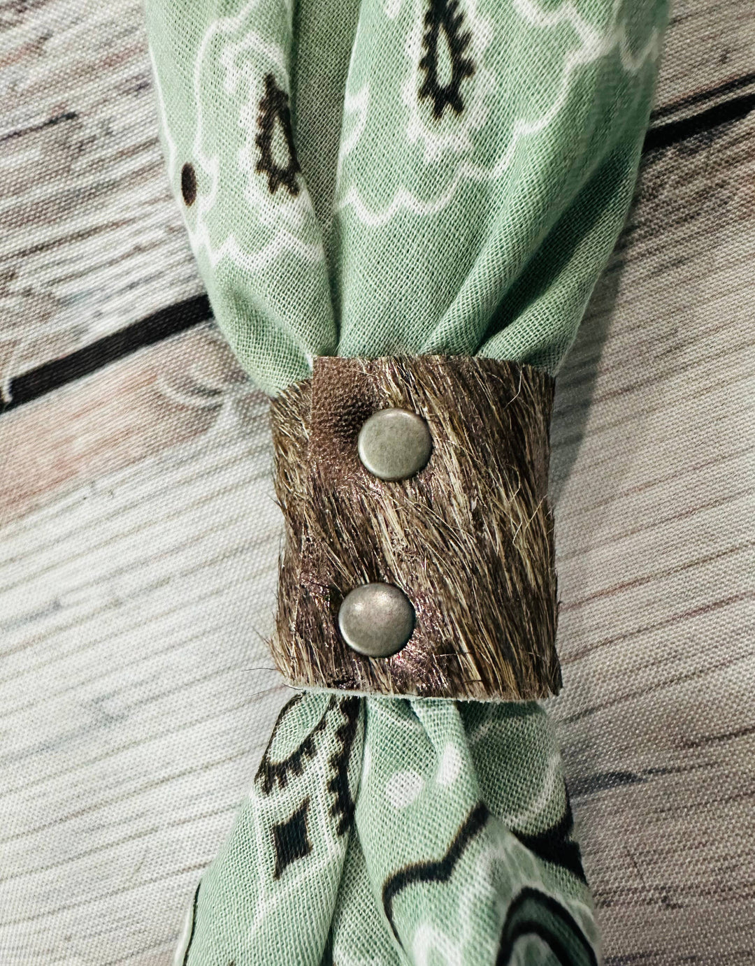 Sage Hue Hand Dyed Bandana