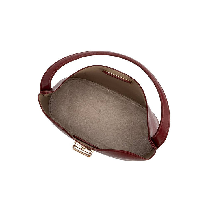 Lana Burgundy Recycled Vegan Leather Crossbody