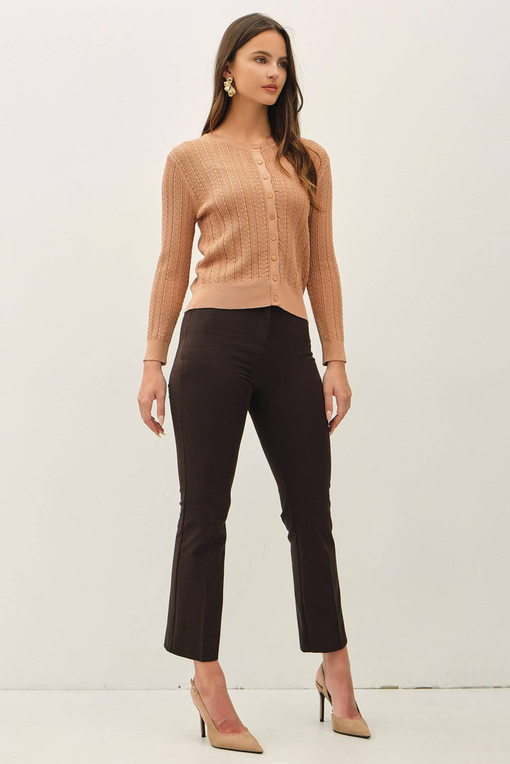 Classic Pointelle Cardigan