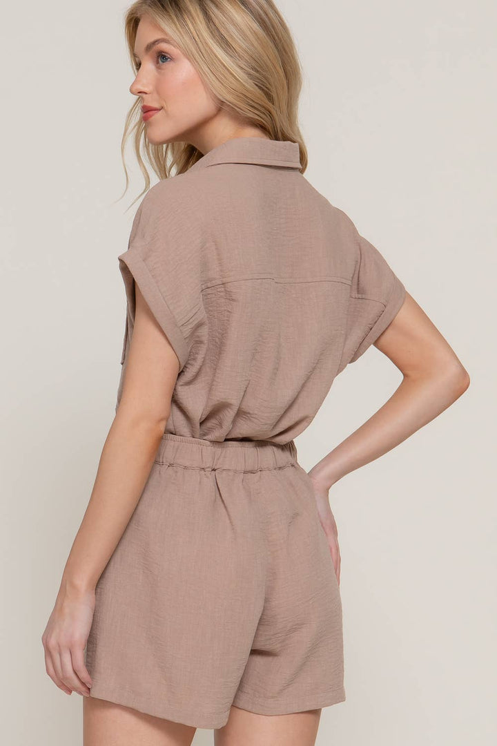 Linen Drawstring Shorts