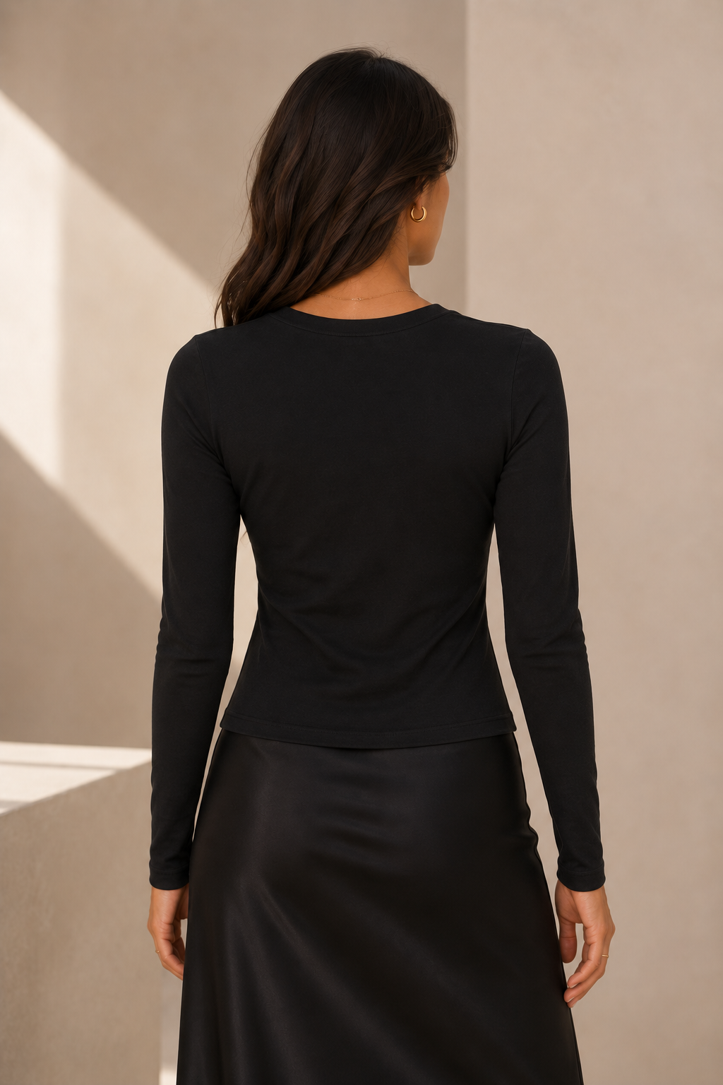 Alexis Fitted Long Sleeve Top