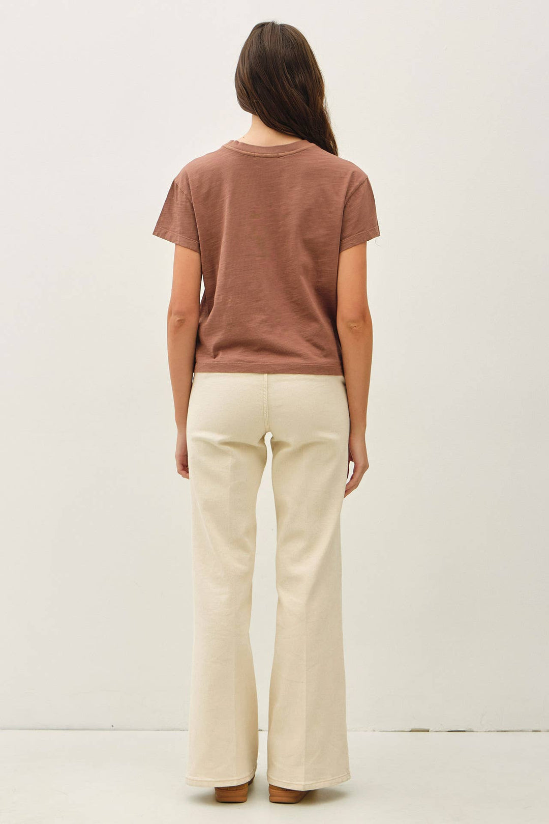 Garment Dyed Cotton Slub Short Sleeve Tee