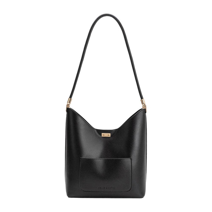 Billie Black Recycled Vegan Leather Tote Bag