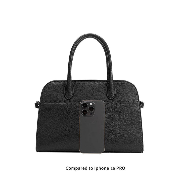 Marlo Black Recycled Vegan Leather Crossbody Bag