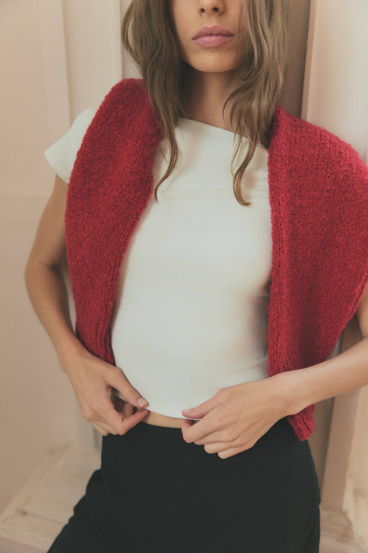 The Breanna Boat Neck Soft Knit Top