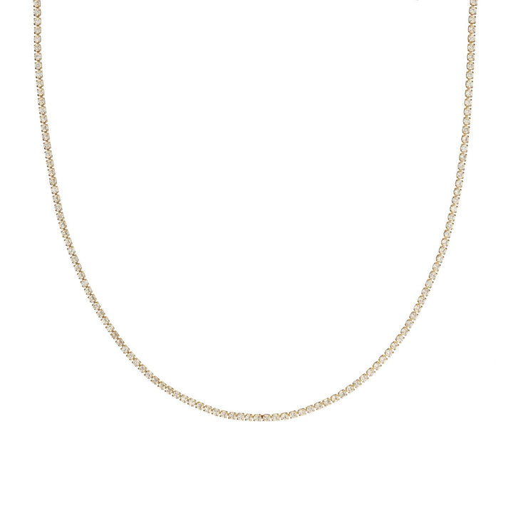 18K Gold Tennis Choker