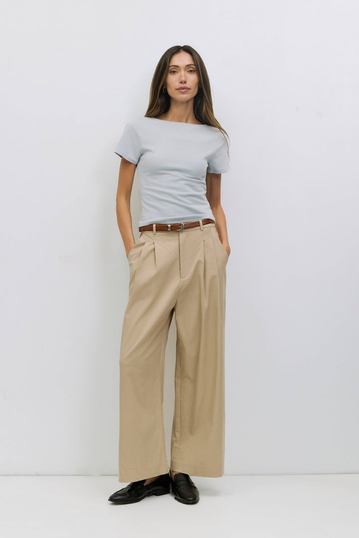 The Breanna Boat Neck Soft Knit Top