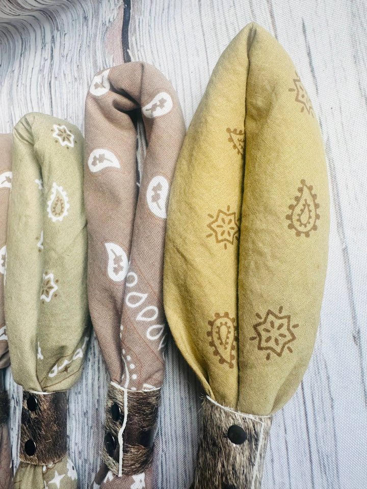 Earth Tones Hand Dyed Bandana