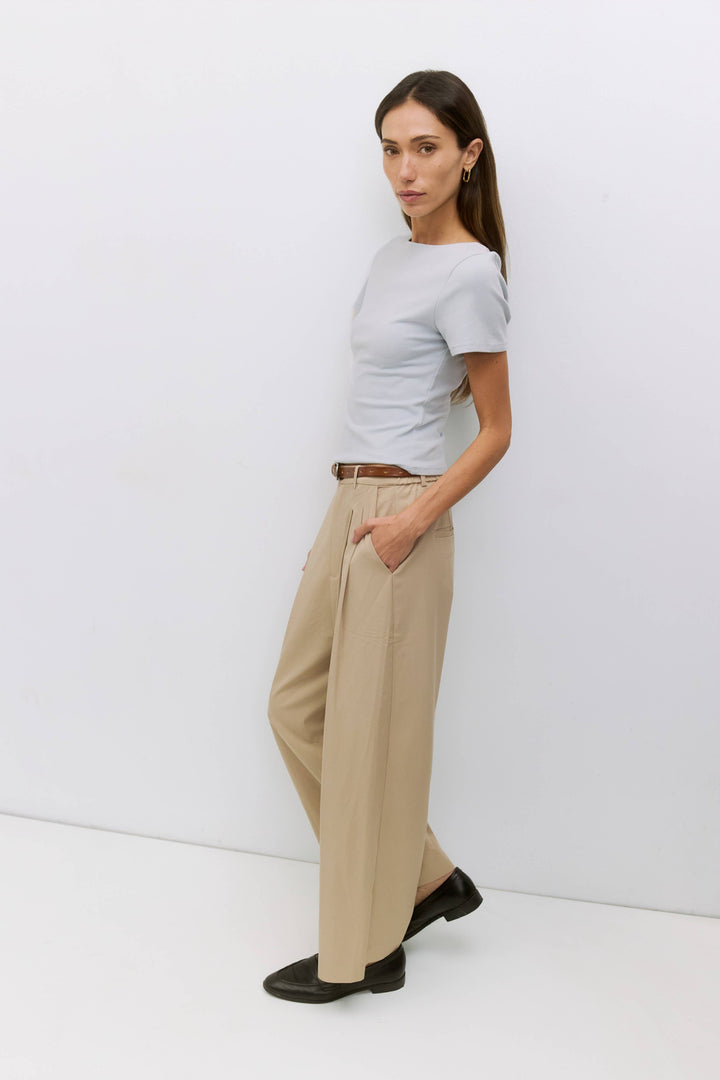 The Breanna Boat Neck Soft Knit Top