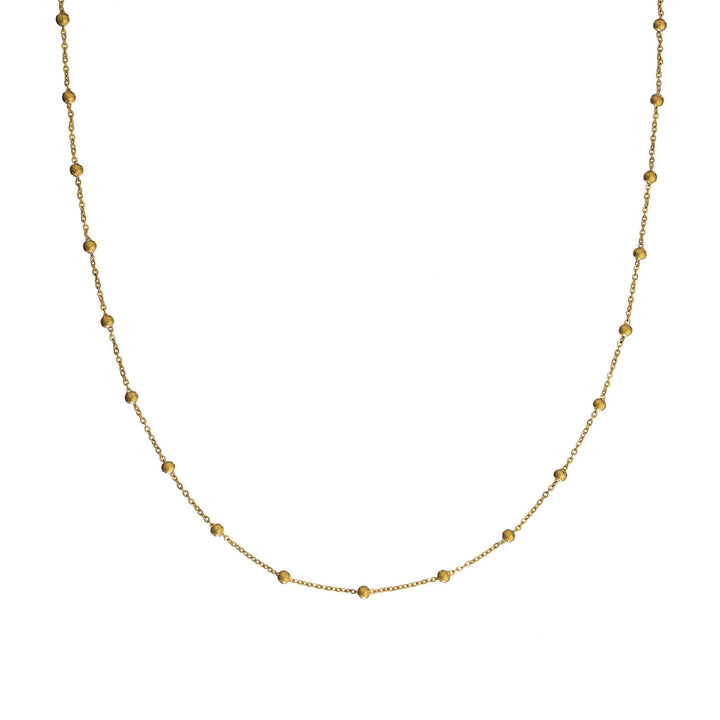 Waterproof Dotted Gold Necklace Chain