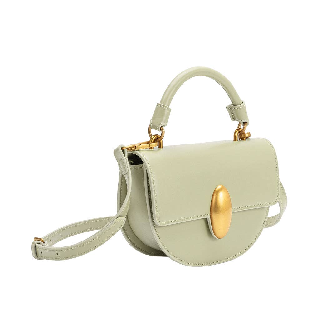 Esther Mint Recycled Vegan Leather Crossbody Bag