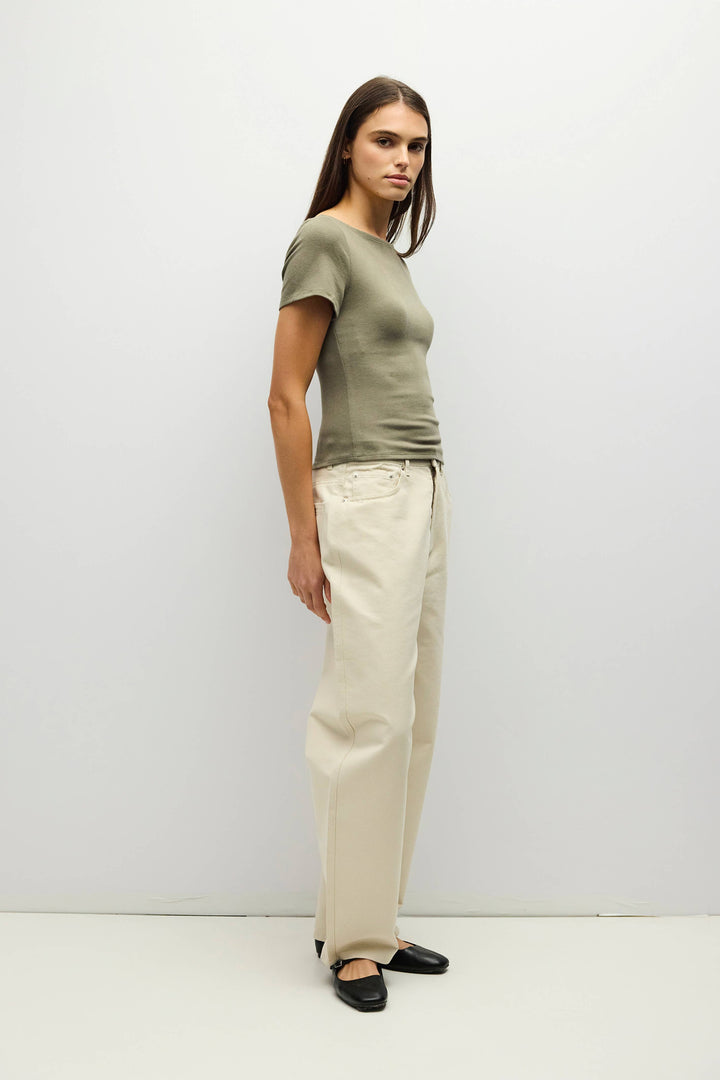 The Breanna Boat Neck Soft Knit Top