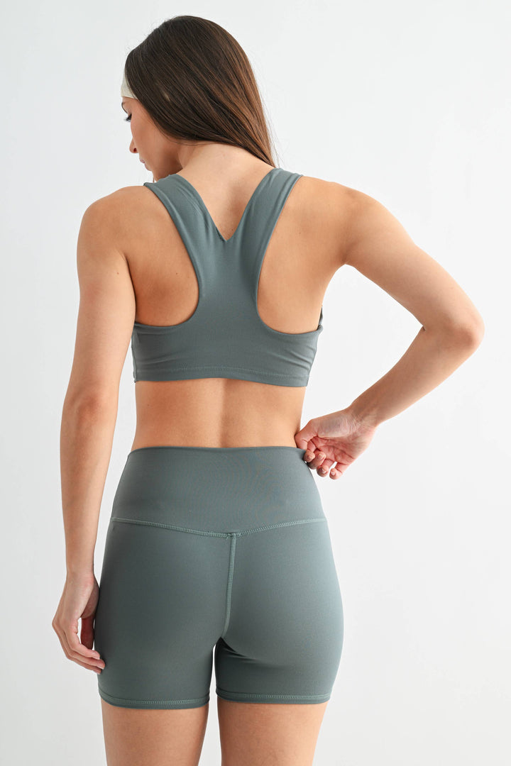 MVP Venice Cloud Light Square Neck Sports Bra
