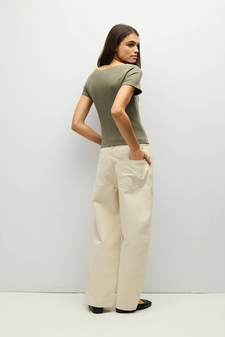 The Breanna Boat Neck Soft Knit Top