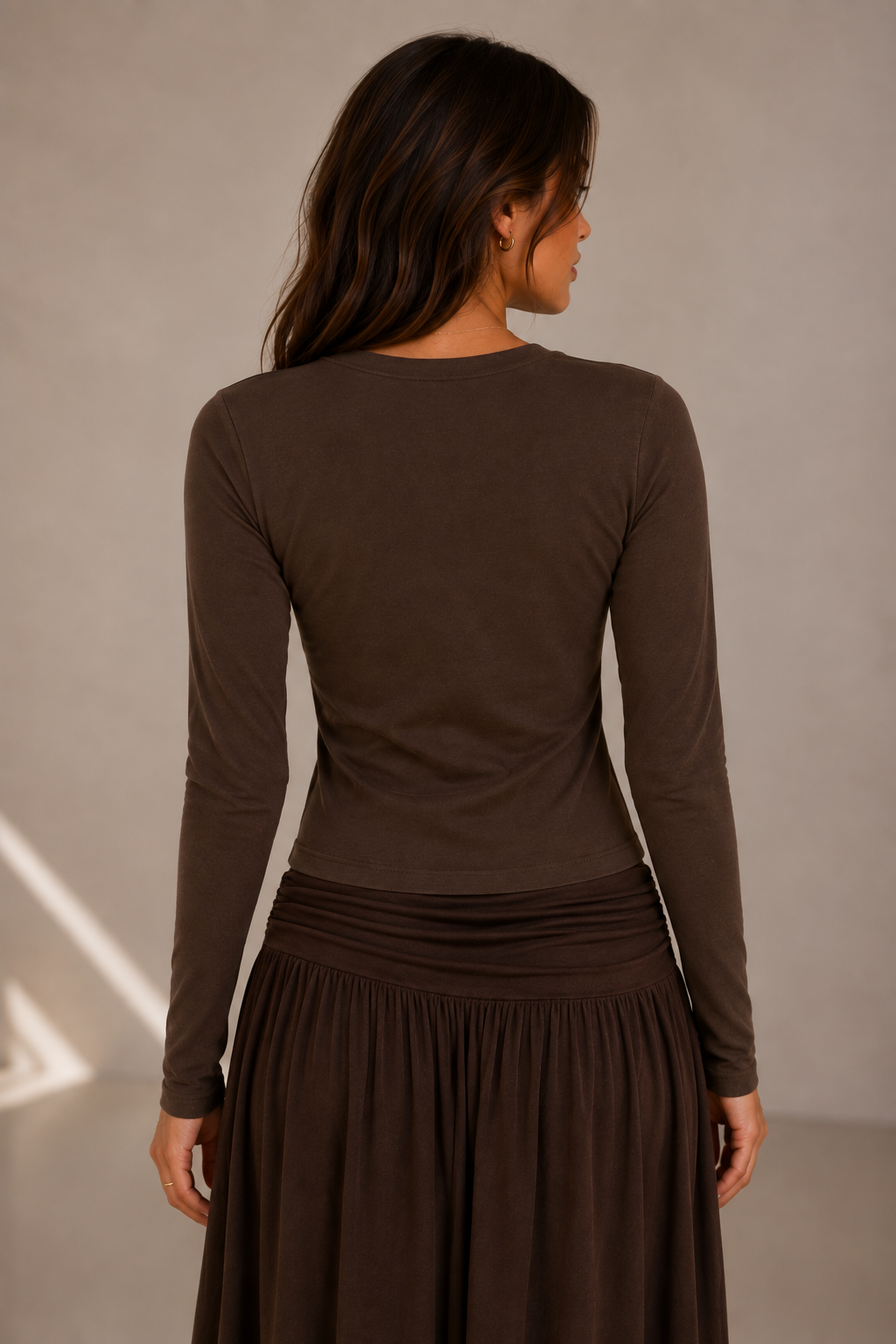 Alexis Fitted Long Sleeve Top