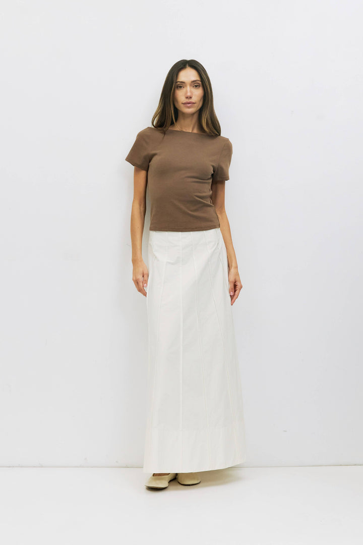 The Breanna Boat Neck Soft Knit Top
