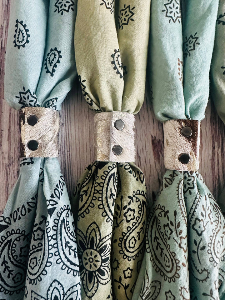 Sage Hue Hand Dyed Bandana