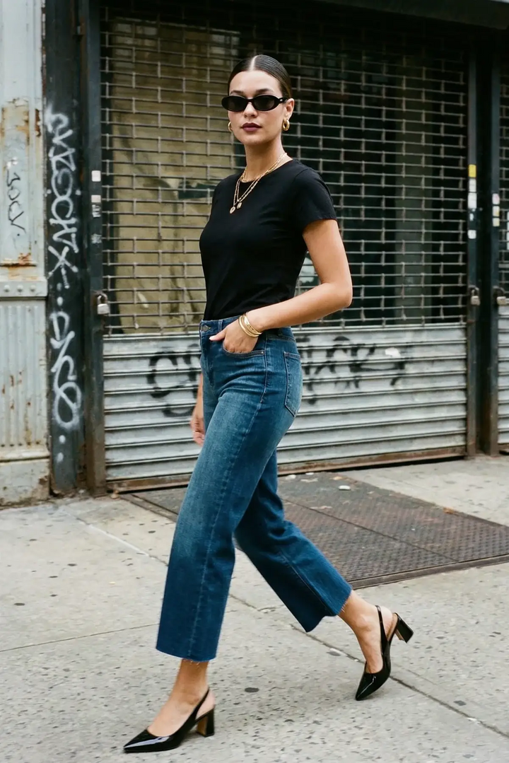High Rise Jean in Dark Aged Vintage